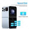 A50 PRO Foldable Mobile Phone Auto FM Radio Call Record Speed Dial Magic Voice Dual SIM GSM Unlocked Cellphone 2.4