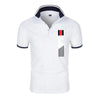 2023 Summer New Men'S Lapel Anti-Pillin Polo Shirt Embroidered Short Sleeve Casual Business Fashion Slim Fit Polo Shirt for Men
