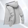 2024 Men'S Fashion and Leisure Spring Windproof Hooded Jacket Men'S Autumn Outdoor Camping Breathable Inflatable Jacket