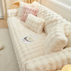 Thicken Rabbit Plush Sofa Slipcover Universal Non-Slip Super Soft Sofa Towel Couch Cushion for Living Room Modern Home Decor