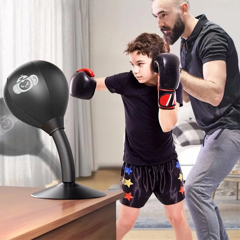 Punching Bag Desktop Punching Bag Stress Buster with Suction Cup Desk Table Boxing Punch Ball Suction Cup Reduce Tension Toys