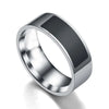 NFC Multifunctional Connect Intelligent Stainless Steel Couple Smart Finger Digital Ring for Android Technology Jewelry Wearable