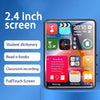 2.4-Inch Full-Screen Touchscreen MP3 Player, Mini Mp4 Player with Bluetooth, 4-128GB, Hi-Fi, HD, Lossless Recording, FM Radio, V