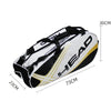 Tennis Rackets Bag Large Capacity 3-6 Pieces Tennis Backpack Badminton Gymbag Squash Racquet Bag with Separated Shoes Bag