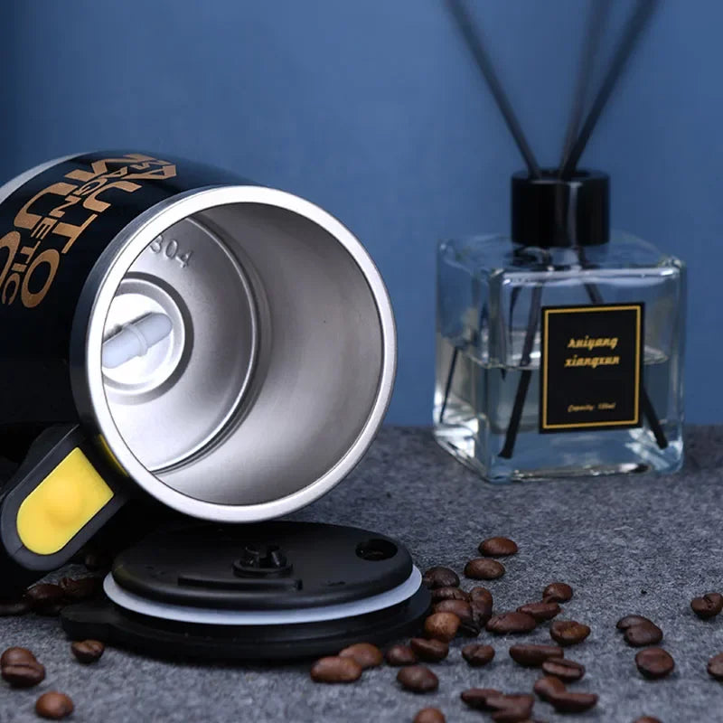 New Automatic Self Stirring Magnetic Mug 304 Stainless Steel Coffee Milk Mixing Cup Creative Blender Smart Mixer Thermal Cups