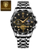 Luxury Man Wristwatch Waterproof Luminous Chronograph Watch for Men Stainless Steel Men'S Quartz Watches Reloj Hombre