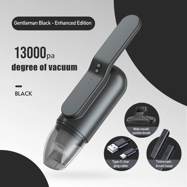 Portable Handheld Vacuum Cleaner 80W 13000Pa Strong Suction Car Handy Vacuum Cleaner Robot Smart Home for Car & HOME
