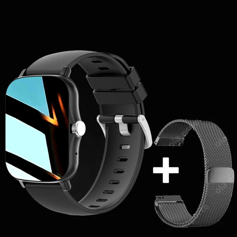 2024 Smartwatch Series 8 1.44 Inch Voice Assistant BT Wireless Call Sports Fitness Smartwatch Men Women for Android Ios PK Galax