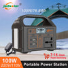 100W Portable Power Station 110V 220V 24000Mah Solar Electric Generator Outdoor Power Bank for Camping Travel Emergency Energy