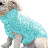 Puppy Dog Sweaters for Small Medium Dogs Cats Clothes Winter Warm Pet Turtleneck Chihuahua Vest Soft Yorkie Coat Teddy Jacket