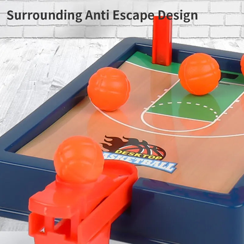 Basketball Game.Mini Desktop Tabletop Portable Travel or Office Game Set for Indoor or Outdoor. Fun Sports Novelty Toy or Gift