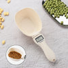 Pet Food Measuring Scoop Electronic Dog Cat Food Measuring Cup Digital Spoon Scale Kitchen Food Scale with LED Display